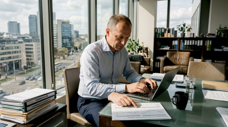 Finansų vadovas rūpinasi valiutų keitimo operacijomis.