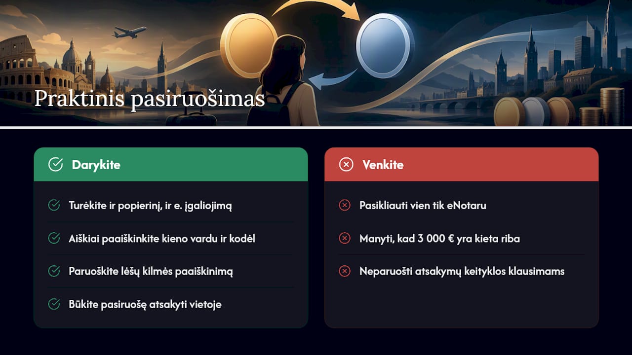 Praktinis požiūris į keitimą su įgaliojimu — overview diagram