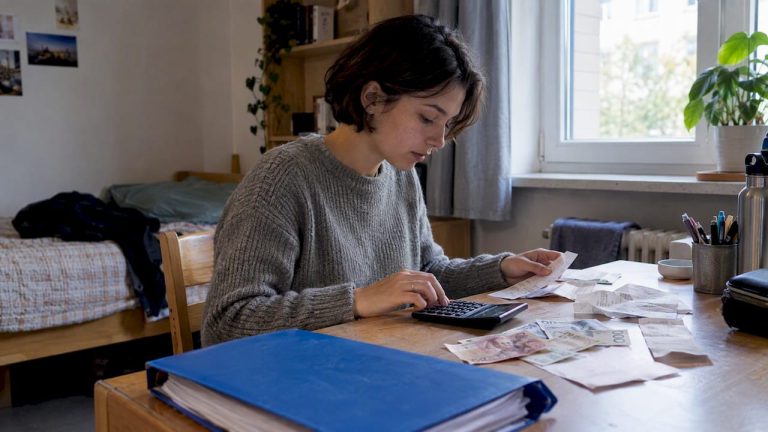 Studentė vertina Erasmus išlaidas eurais