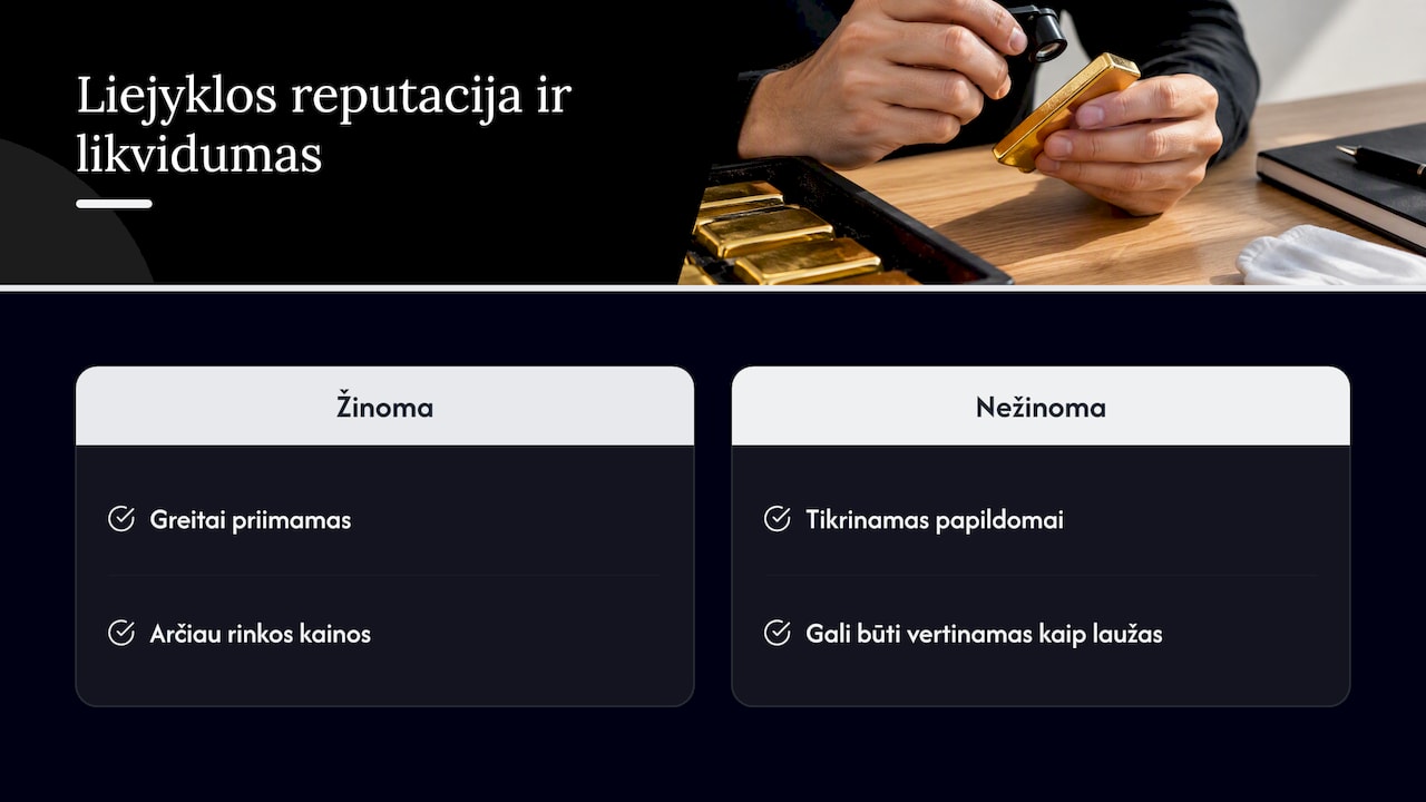 LBMA „Good Delivery“: ką iš tiesų reiškia ši žyma — overview diagram